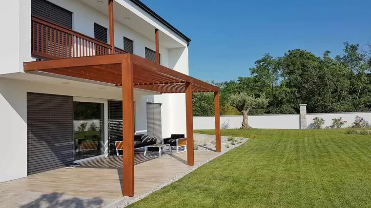 Pergola sur mesure, Livron-sur-Drôme, Abilis Chaudronnerie