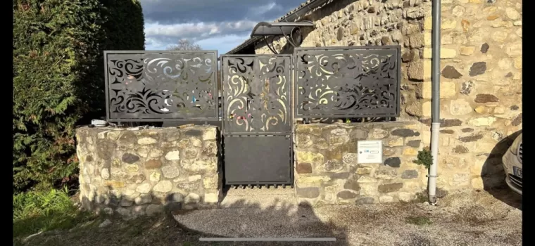 Réalisation d'un portillon et d'une clôture à Livron-sur-Drôme, Livron-sur-Drôme, Abilis Chaudronnerie