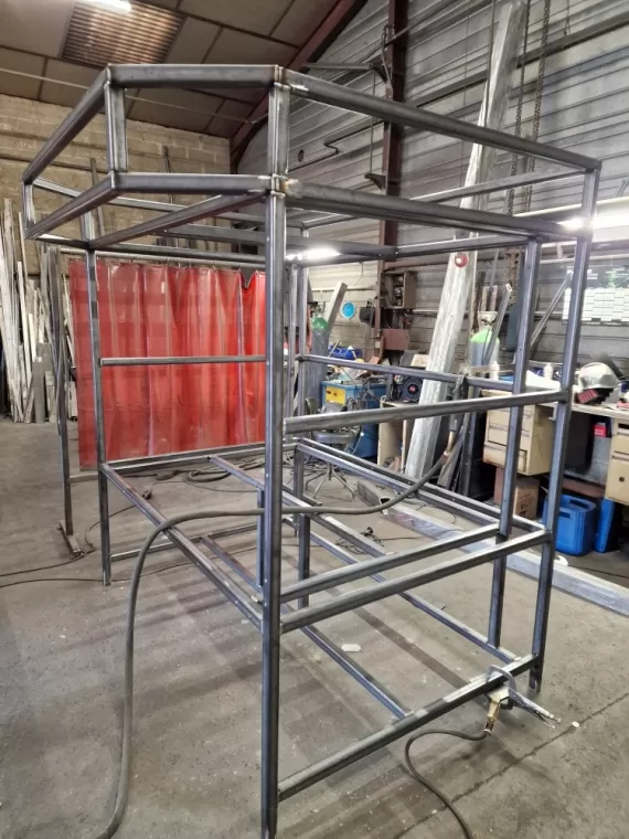 Création d'une ossature sur mesure en acier à Livron-sur-Drôme, Livron-sur-Drôme, Abilis Chaudronnerie